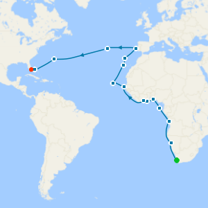 African Allure to Oceanic Wonder from Cape Town to Miami