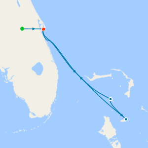 7nt Orlando Stay & Bahamas & Perfect Day from Port Canaveral