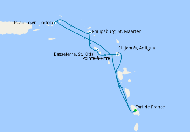 Caribbean Antilles From Martinique MSC Cruises 30th November 2024   334404 