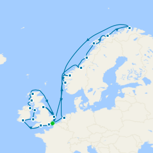 British Isles, North Cape & Norwegian Fjords from Dover