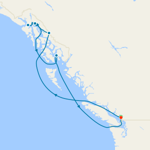 Alaska from Vancouver with Stay
