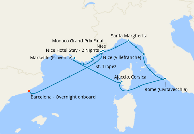 Monaco Cruises Starting In August 2024