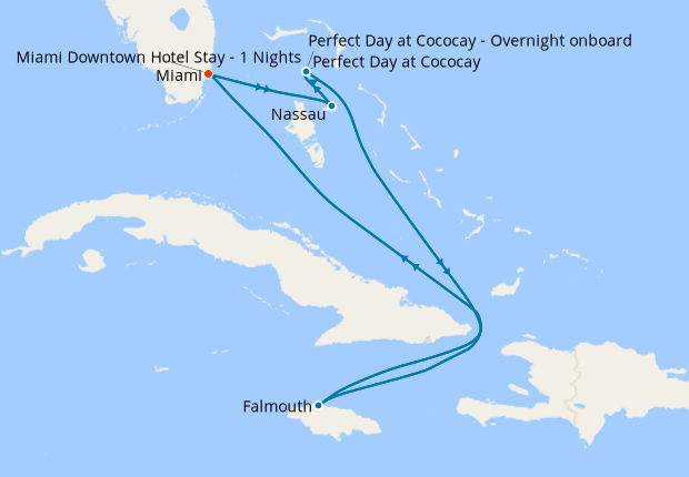 Eastern Western Caribbean From Miami With 1nt Stay Royal Caribbean   336891 