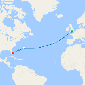Transatlantic from Southampton to Ft. Lauderdale