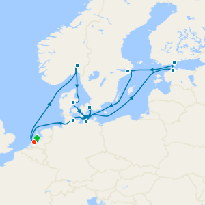 Baltic & Scandinavian Capitals with Amsterdam Stay