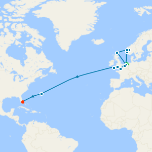 Norwegian Fjords & Transatlantic Crossing to Ft. Lauderdale with Amsterdam Stay
