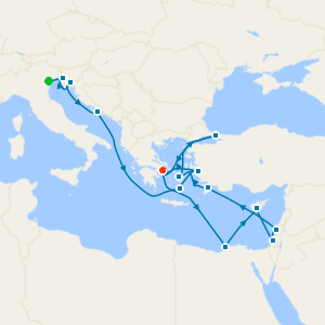 Adriatic Adventure, Turkey & Egypt with Venice and Athens Stays