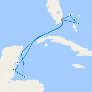 Western Caribbean with Miami Beach Stay