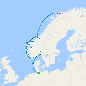 Fjords from Hamburg to Tromsø