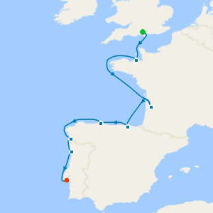 Atlantic Coast from Southampton to Lisbon