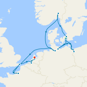 Best of Northern Europe from Copenhagen to Amsterdam with Stay