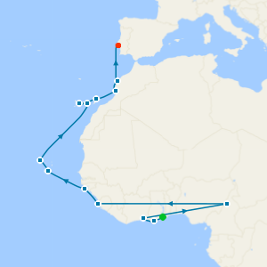 Atlantic Isles from Tema (Accra) to Lisbon