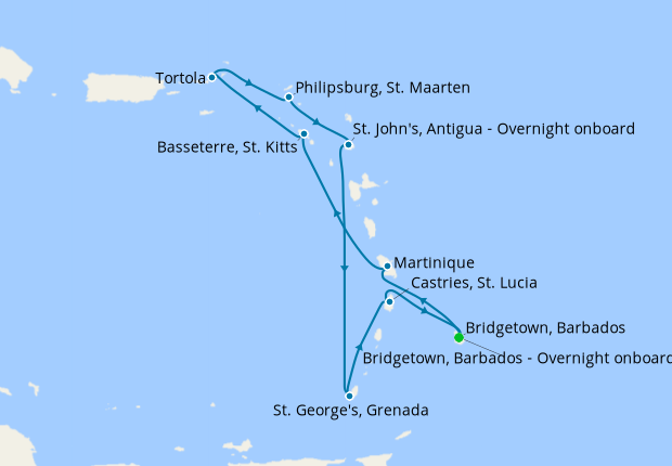 SPECIAL OFFER! Eastern Caribbean from Barbados, P&O Cruises, 3rd ...