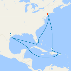 Caribbean & Bermuda from New York with Stay