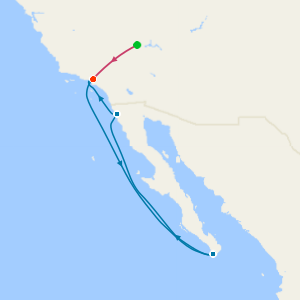 Las Vegas & Mexican Riviera from Los Angeles with Stays