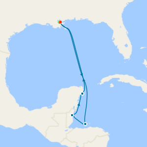 Western Caribbean & Fun day at Celebration Key from New Orleans with Stay