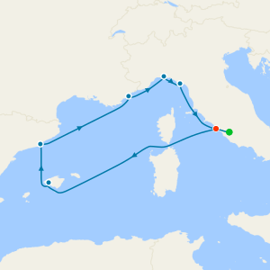 Spain, France & Italy from Rome with Stay