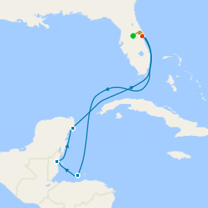 Western Caribbean from Orlando with Stay