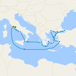 Greece, Turkey & Italy from Rome with Stay