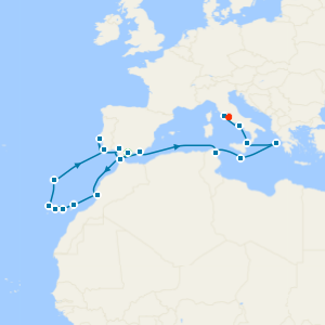 Grand Scenic Strands & Havens with Malaga and Rome Stays