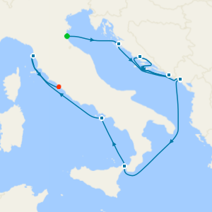 Best of Italy & Croatia Fly Cruise from Ravenna