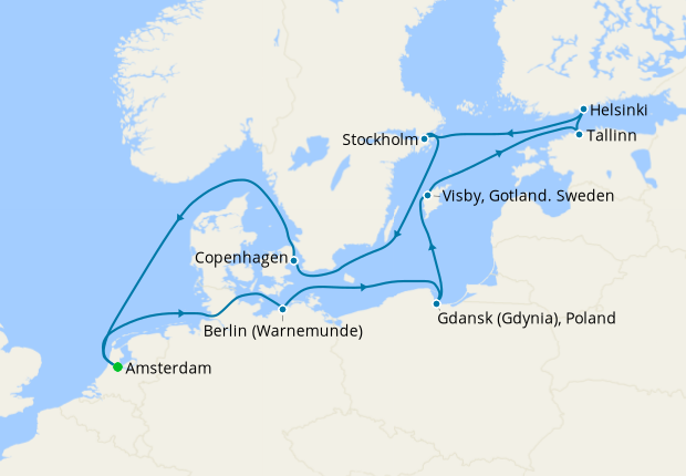 Best Of Scandinavia From Amsterdam Celebrity Cruises 4th July 2025 350123