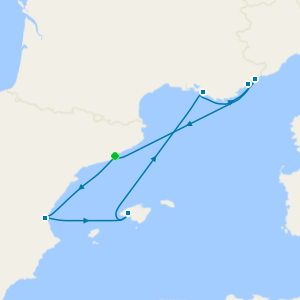 PRICE DROP!  Spain & France Fly Cruise from Barcelona