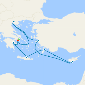 Greece, Turkey & Cyprus from Athens with Stay