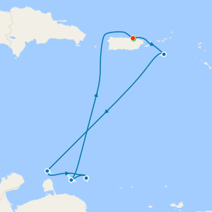 Southern Caribbean from San Juan with Stay