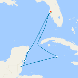 Western Caribbean from Tampa with Stay