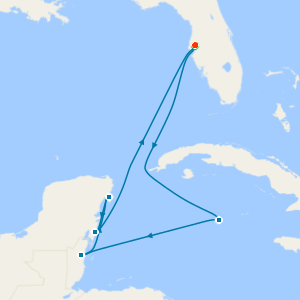 Western Caribbean from Tampa with Stay