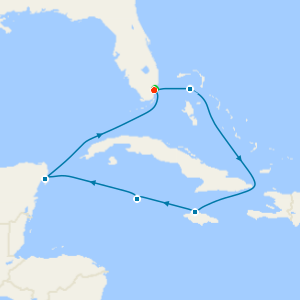 Western Caribbean with Miami Beach Stay