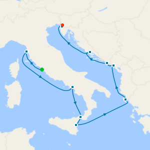 Italy, Greece & Croatia from Rome