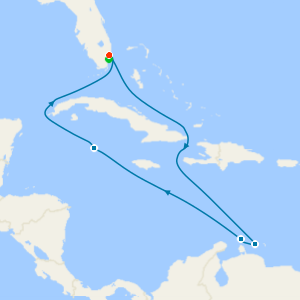 Aruba, Curacao & Cayman from Ft. Lauderdale with Miami Beach Stay