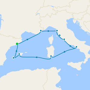 France, Italy & Malta Fly Cruise from Barcelona