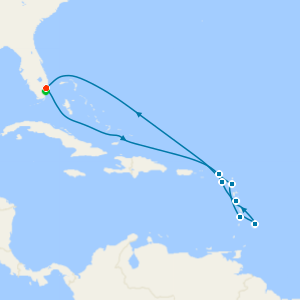 Best of Southern Caribbean with Miami Beach Stay