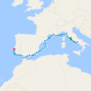 Western Mediterranean Fly Cruise from Rome