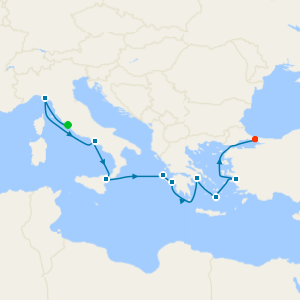 Antiquity to Anatolia Fly Cruise from Rome Fly Cruise