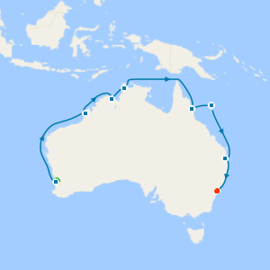 Northern Australia Explorer fr. Perth to Sydney with Stays 