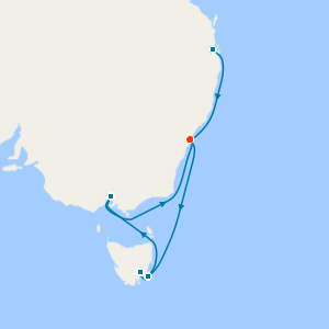 The Koala Bears & Tasmania fr. Brisbane to Sydney with Stay