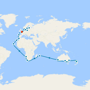 Auckland to Dover with Stay 