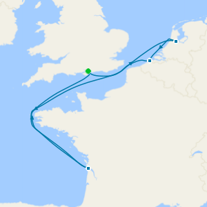 Portsmouth to Amsterdam & Bordeaux