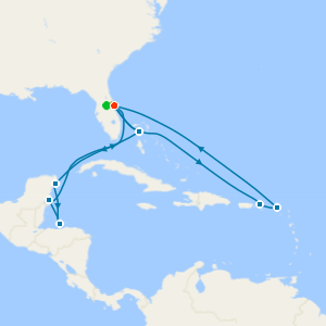 Caribbean Adventure & Perfect Day with 1nt Orlando Stay