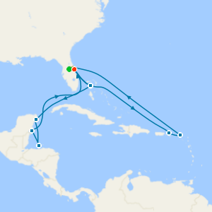 Caribbean Adventure & Perfect Day with 1nt Orlando Stay