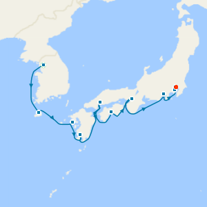 Seoul, Nagasaki, Hiroshima & Osaka to Tokyo & Fuji with Stays