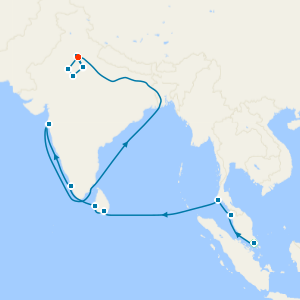 The Spice Route & 8 Nt India's Tigers & Golden Triangle Tour