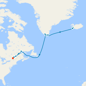 Iceland, Greenland & Eastern Canada from Reykjavik with Stay