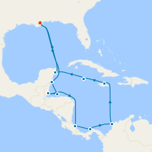 Caribbean with Cartagena, Cozumel & Roatan from New Orleans with Stay