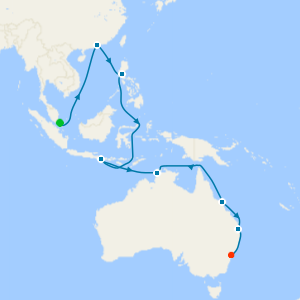 Singapore to Sydney