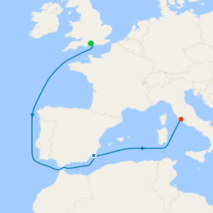 Spain and Italy cruise from Southampton